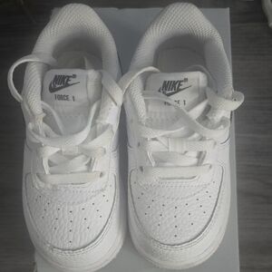 Nike Kids Force 1 White Sneakers